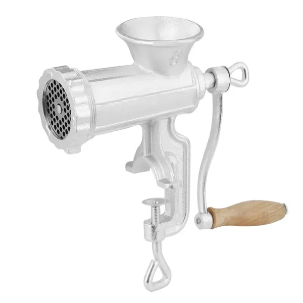 Manual Meat Grinder, Heavy Duty Cast Iron Hand Meat Grinder with Steel Table Clamp, Meat Mincer Sausage Maker with 1 Cutting
Manual Meat Grinder, Heavy Duty Cast Iron Hand Meat Grinder with Steel Table Clamp, Meat Mincer Sausage Maker with 1 Cutting