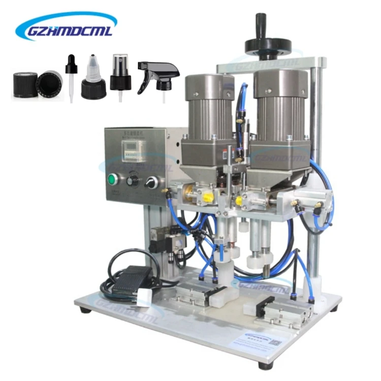 Полуавтоматический укупорщик для бутылок с винтовыми крышками/полуавтоматическая укупорочная машина/компактная укупорочная машина
Полуавтоматический укупорщик для бутылок с винтовыми крышками/полуавтоматическая укупорочная машина/компактная укупорочная машина