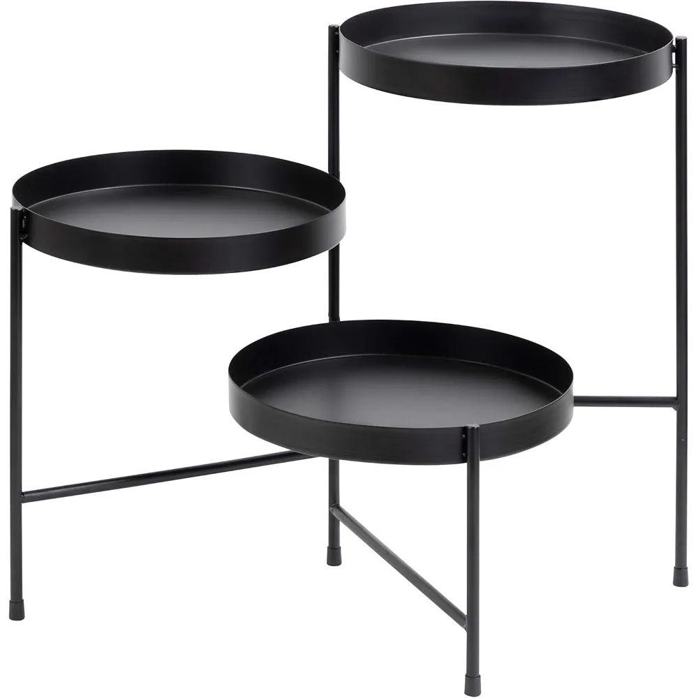 Finn Modern Tri-Level Plant Stand, 13 x 13 x 22, Black, Indoor Multi-Tiered Plant Stand
Finn Modern Tri-Level Plant Stand, 13 x 13 x 22, Black, Indoor Multi-Tiered Plant Stand
