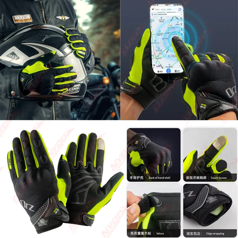 Orz Summer Spring Motorcycle Gloves Anti Fall Breathable Full Finger Protective Gear for Men Electric Scooter Wrist Guard
Orz Summer Spring Motorcycle Gloves Anti Fall Breathable Full Finger Protective Gear for Men Electric Scooter Wrist Guard