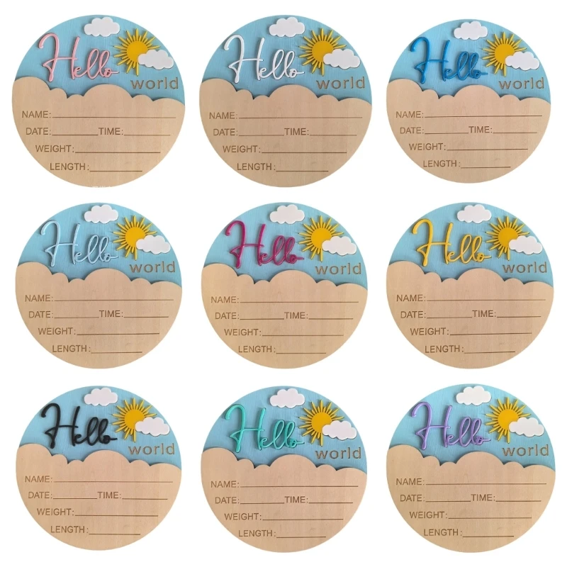 97BE Newborns Welcome Sign with Name Date Detailing Baby Shower 5.9Inch
97BE Newborns Welcome Sign with Name Date Detailing Baby Shower 5.9Inch