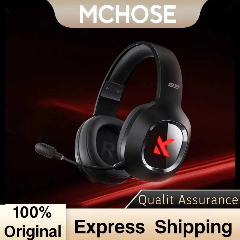 Игровая гарнитура MCHOSE G9Pro для компьютера - 7.1 канал, 3 режима: Bluetooth/Беспроводное/Проводное подключение
Игровая гарнитура MCHOSE G9Pro для компьютера - 7.1 канал, 3 режима: Bluetooth/Беспроводное/Проводное подключение