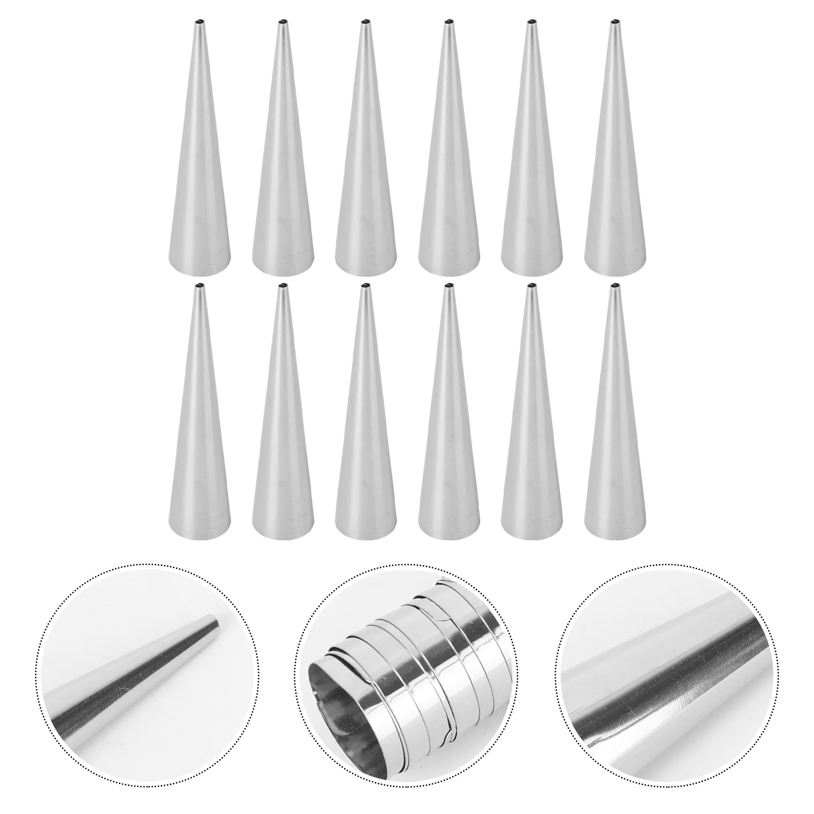 12 PCS Ice Cream Miss Buttercream Brioche Bread Loaf Cannoli Pipes Stainless Steel Connoli Molds
12 PCS Ice Cream Miss Buttercream Brioche Bread Loaf Cannoli Pipes Stainless Steel Connoli Molds