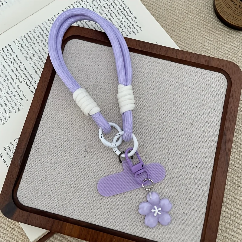 1PC Transparent Cherry Blossom Phone Lanyard Wrist Strap, Cute Phone Bracelet with Pendant Cord
1PC Transparent Cherry Blossom Phone Lanyard Wrist Strap, Cute Phone Bracelet with Pendant Cord