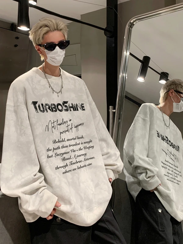 Мужская толстовка American Sle Tie Dye Heavyweight: модный свободный топ для весны и осени, повседневная базовая одежда
Мужская толстовка American Sle Tie Dye Heavyweight: модный свободный топ для весны и осени, повседневная базовая одежда