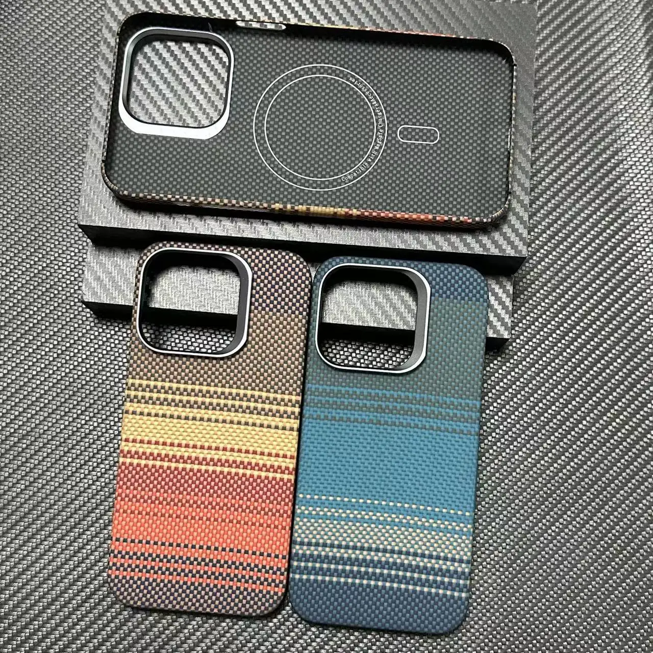 For Magsafe Magnetic Case for iPhone 16Pro/ 16 Pro Max Carbon Fiber Case Thin Aramid Fiber Cover for iPhone 16proMax Carbon Case
For Magsafe Magnetic Case for iPhone 16Pro/ 16 Pro Max Carbon Fiber Case Thin Aramid Fiber Cover for iPhone 16proMax Carbon Case