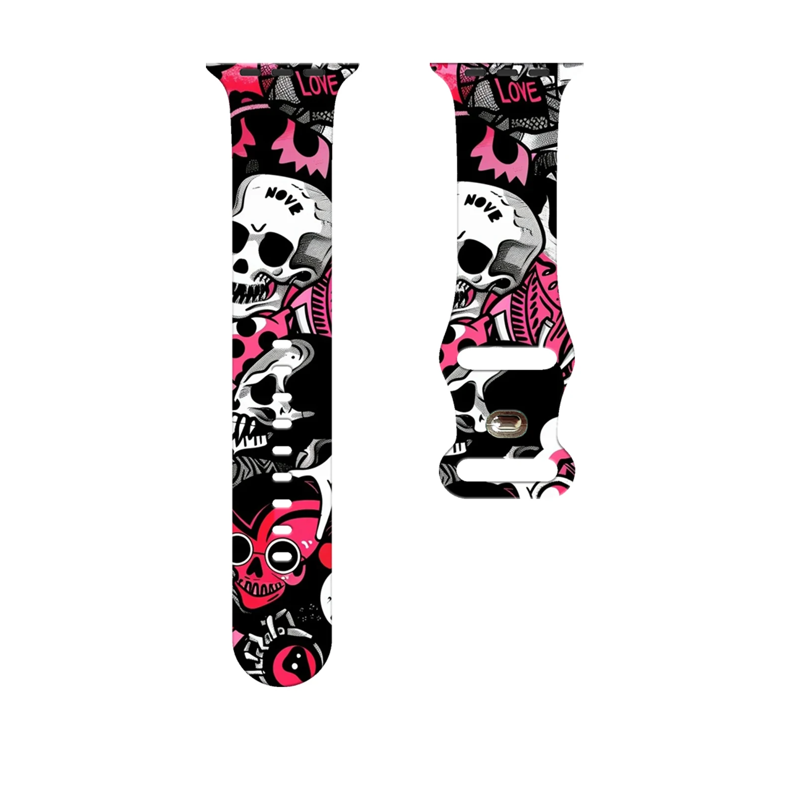 Skull graffiti Printed Strap for Apple Watch 10 9 8 Band Replaceable Bracelet for iWatch 46mm 42mm 41mm 40mm Watchband
Skull graffiti Printed Strap for Apple Watch 10 9 8 Band Replaceable Bracelet for iWatch 46mm 42mm 41mm 40mm Watchband