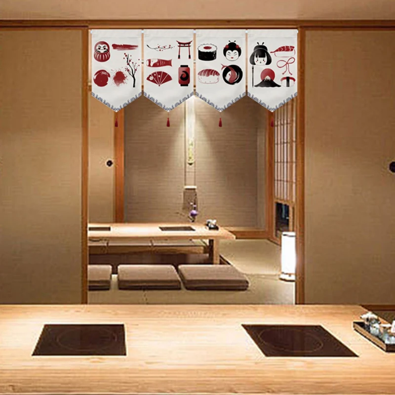 Japanese Tea Room Partition Kitchen Door Head Curtain Pennant Japanese Sushi Izakaya Restaurant Pub Bar Decor Signboard
Japanese Tea Room Partition Kitchen Door Head Curtain Pennant Japanese Sushi Izakaya Restaurant Pub Bar Decor Signboard