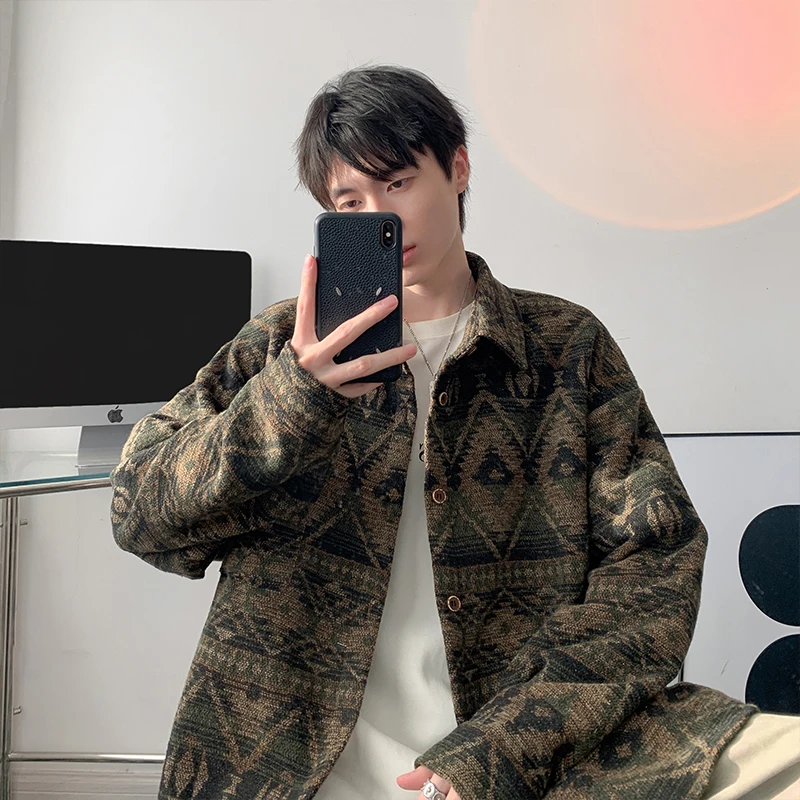 2026 Autumn New Trend Loose Woolen Shirt Men's Coat
2026 Autumn New Trend Loose Woolen Shirt Men's Coat