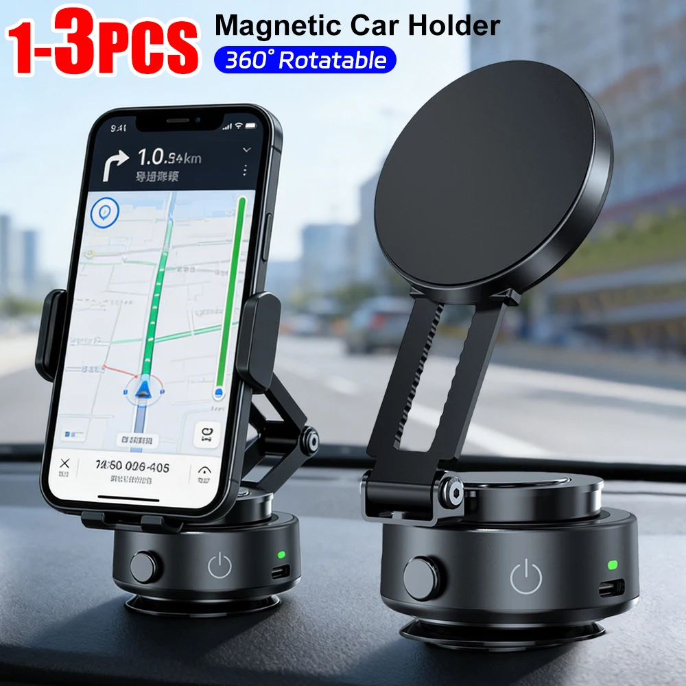 Магнитный держатель-присоска для MagSafe с вакуумной адсорбцией, 360° ° Вращающийся складной магнитный автомобильный держатель для iPhone
Магнитный держатель-присоска для MagSafe с вакуумной адсорбцией, 360° ° Вращающийся складной магнитный автомобильный держатель для iPhone