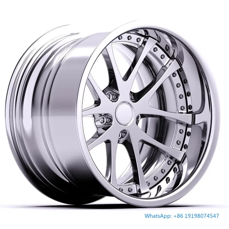 18-24 Inch Personalized Custom Aluminum Alloy Two-piece Universal Fit Passenger Car Forged Wheel Rims
18-24 Inch Personalized Custom Aluminum Alloy Two-piece Universal Fit Passenger Car Forged Wheel Rims