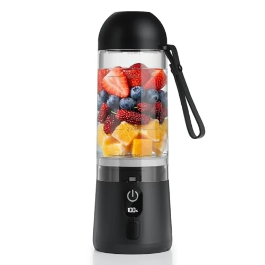 Portable Blender, 8 Blades Personal Size Smoothie Blender for Shakes, USB C Rechargeable Juicer Cup with LED Display, Travel Fr
Portable Blender, 8 Blades Personal Size Smoothie Blender for Shakes, USB C Rechargeable Juicer Cup with LED Display, Travel Fr