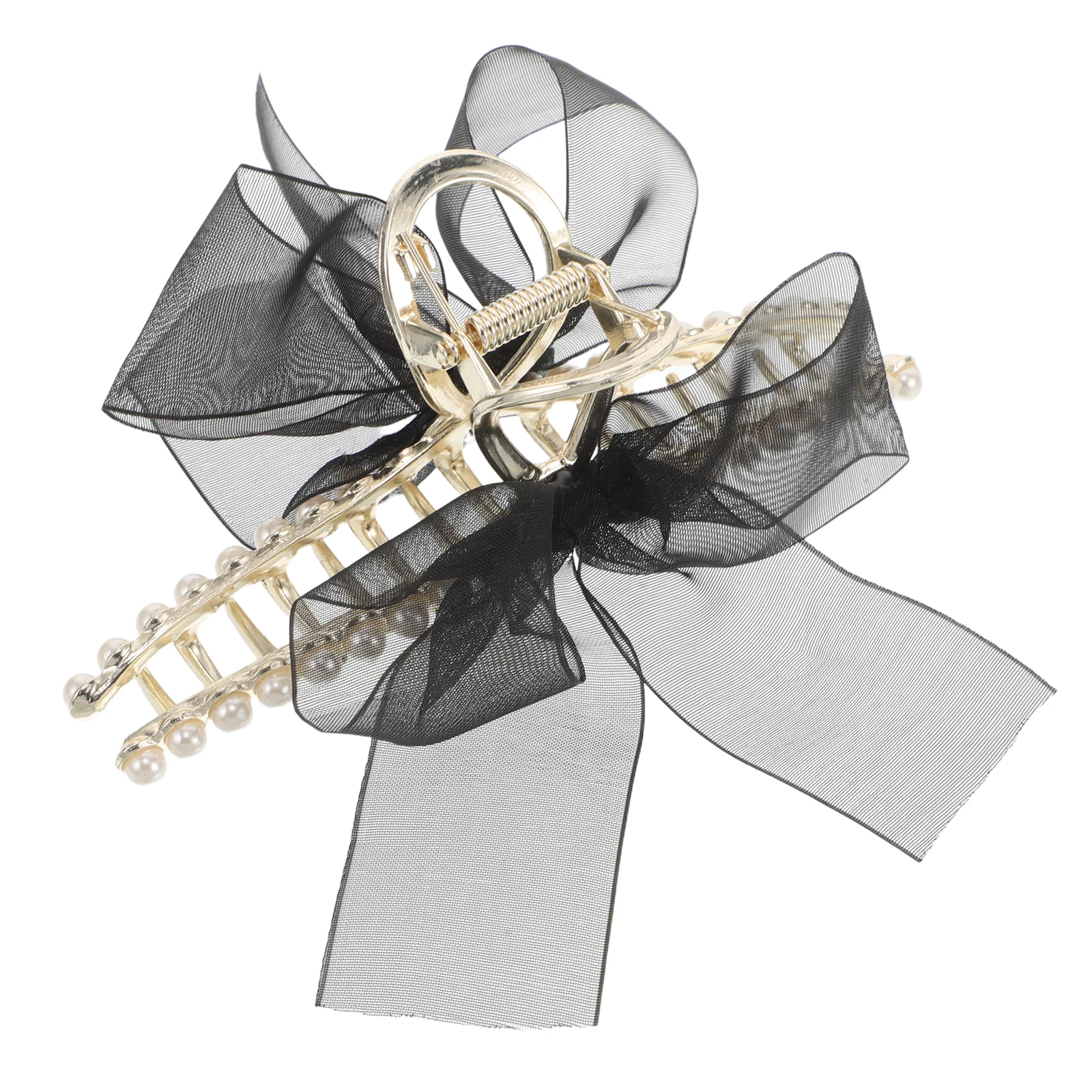 Elegant Hair Claw Clips Black Ribbon Bowknot Shark Barrettes Large Accessories Hairstyles Occipital Claw Secure Sweet
Elegant Hair Claw Clips Black Ribbon Bowknot Shark Barrettes Large Accessories Hairstyles Occipital Claw Secure Sweet