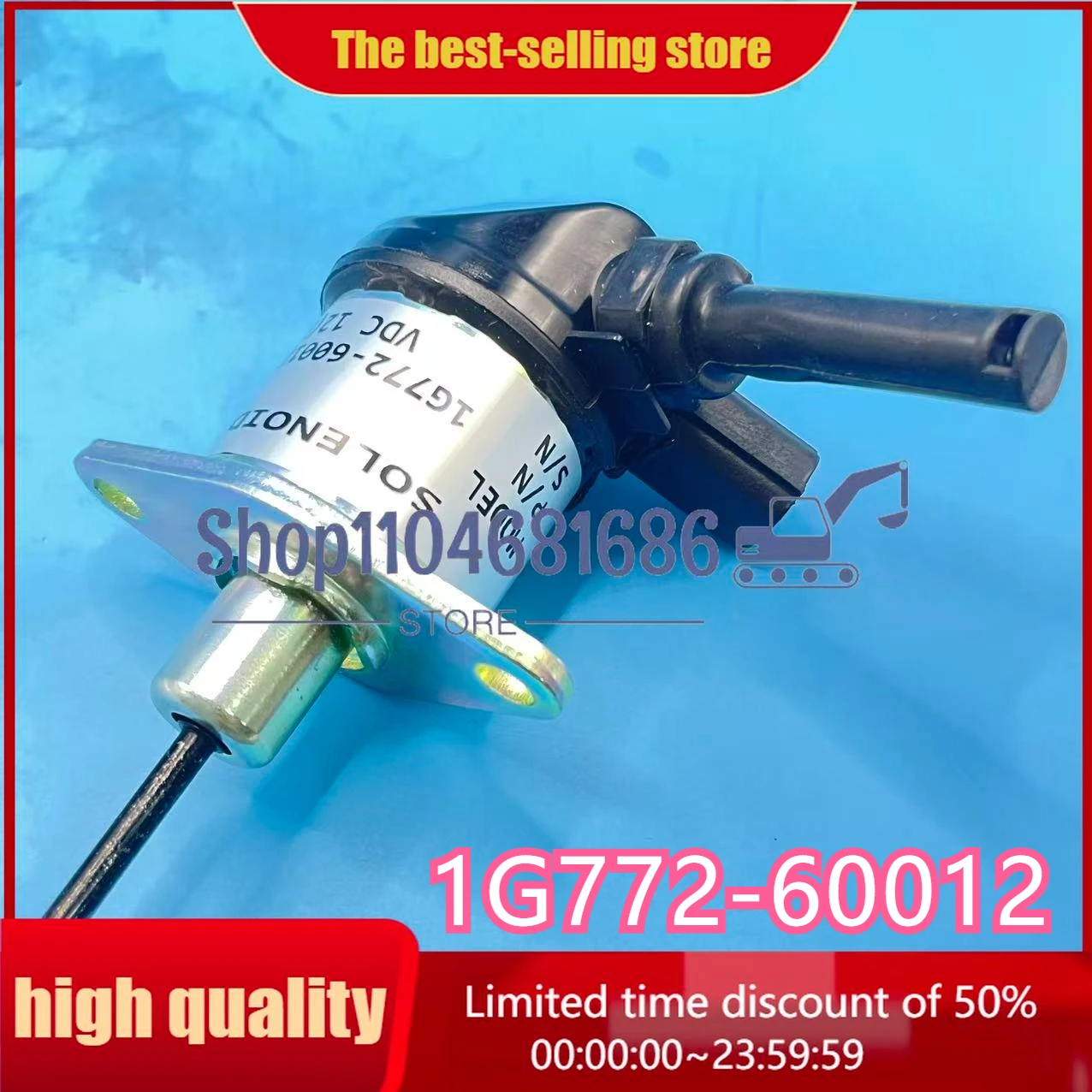 1G772-60012 1G77260012 For Kubota Short Shaft Solenoid Valve Shutdown Switch
1G772-60012 1G77260012 For Kubota Short Shaft Solenoid Valve Shutdown Switch