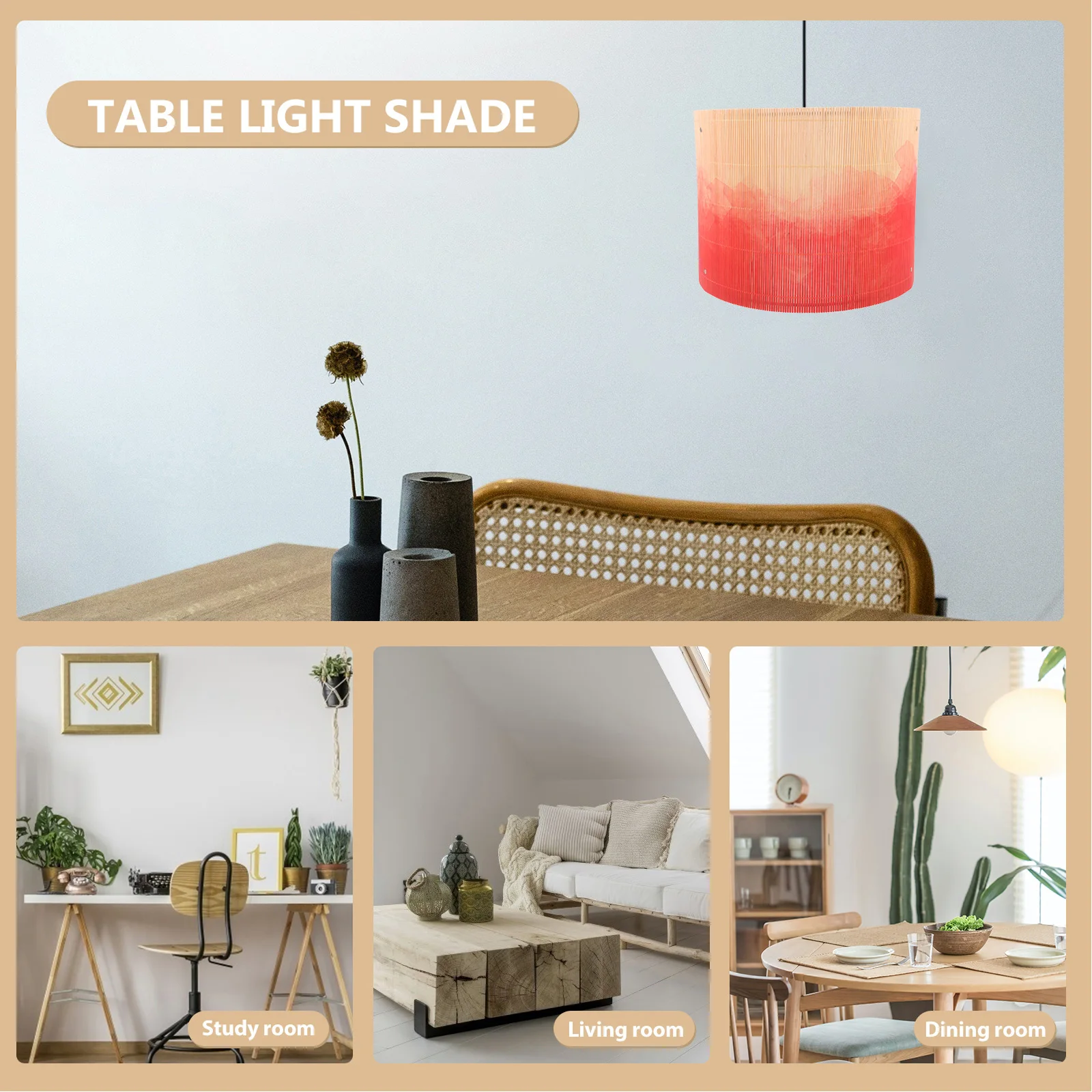 Bamboo Lampshade E27 Pendant Lamp Shades Replacement for Bedroom Room Decorative Wicker Chandelier Shade
Bamboo Lampshade E27 Pendant Lamp Shades Replacement for Bedroom Room Decorative Wicker Chandelier Shade