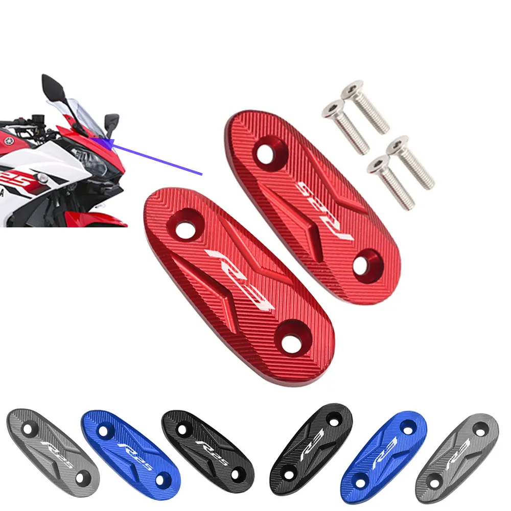 For YAMAHA YZF-R3 YZF-R25 2019-2023 Rearview Mirror Hole Cover Cap Base Spacer Extender Motorcycle Side Mirror Extension Adapter
For YAMAHA YZF-R3 YZF-R25 2019-2023 Rearview Mirror Hole Cover Cap Base Spacer Extender Motorcycle Side Mirror Extension Adapter