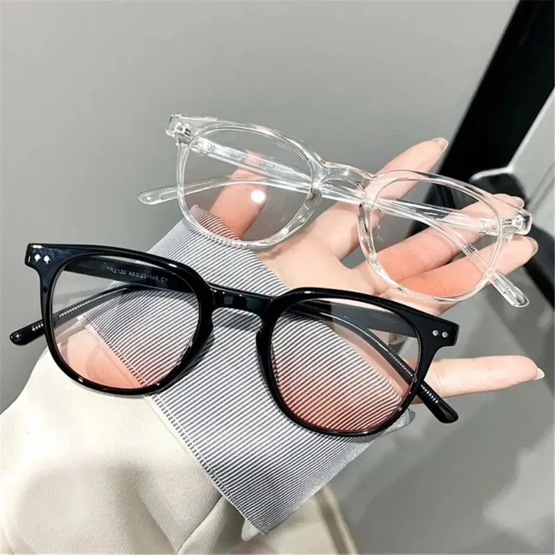 Pink Blush Glasses Spectacles Transparent Black Frame girlm's Photochromic Lens Woman Celebrity Sunglasses
Pink Blush Glasses Spectacles Transparent Black Frame girlm's Photochromic Lens Woman Celebrity Sunglasses