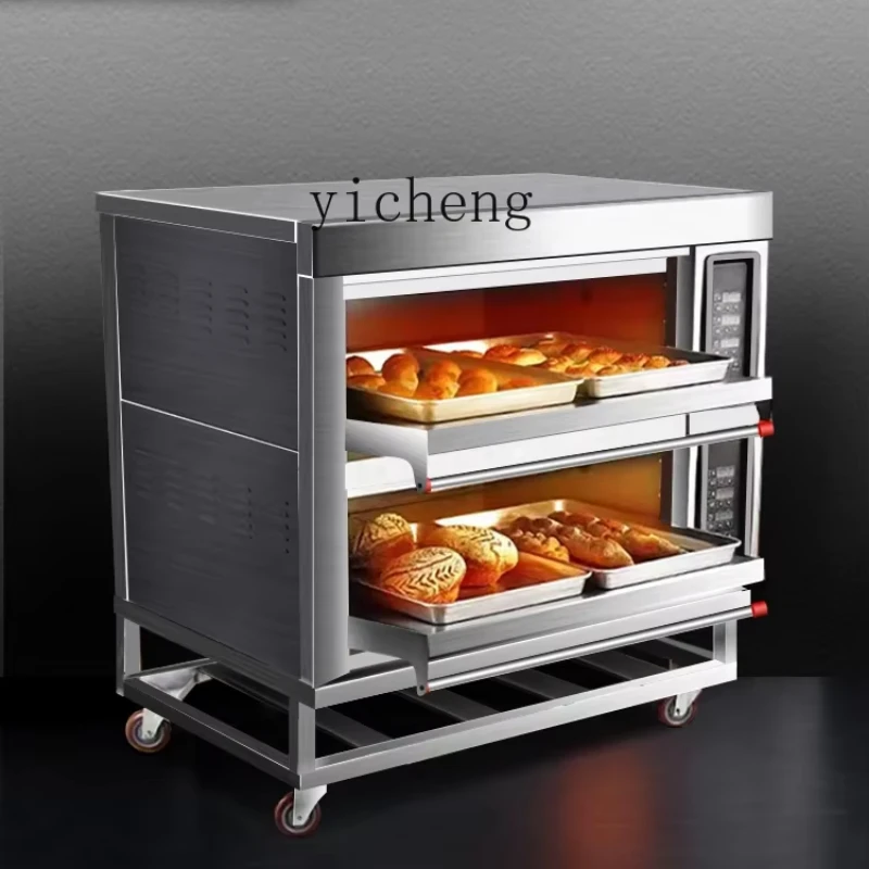 ZC gas oven commercial gas stall large capacity double layer large bread cake baking oven
ZC gas oven commercial gas stall large capacity double layer large bread cake baking oven