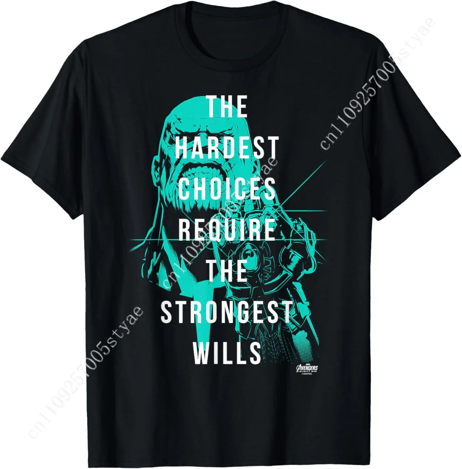 Marvel Infinity War Thanos Strongest Wills Graphic T-Shirt T-Shirt Cosplay
Marvel Infinity War Thanos Strongest Wills Graphic T-Shirt T-Shirt Cosplay