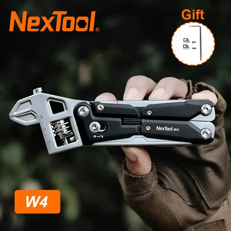 Новинка 2024 года, NexTool W4, регулируемый гаечный ключ с трещоткой, многофункциональный инструмент, складные плоскогубцы, гаечный ключ, отвертка, инструмент для кемпинга, EDC, ремонт дома 
Новинка 2024 года, NexTool W4, регулируемый гаечный ключ с трещоткой, многофункциональный инструмент, складные плоскогубцы, гаечный ключ, отвертка, инструмент для кемпинга, EDC, ремонт дома