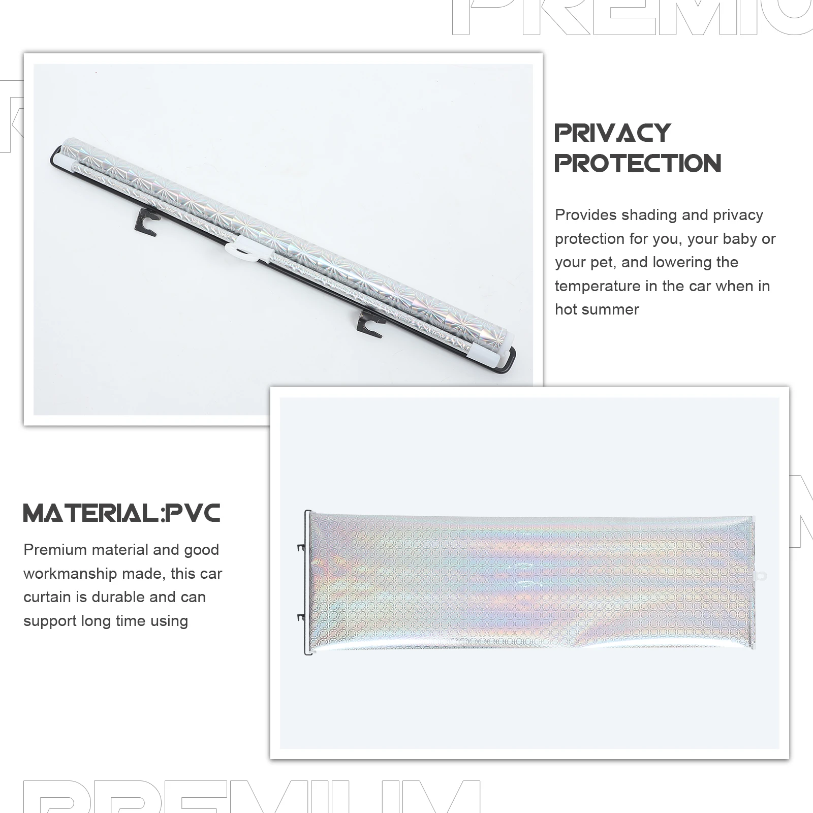 Sun Protection Suction Cup Sunshade Curtains Baby Sunscreen for Pvc Car Window Shades Suv
Sun Protection Suction Cup Sunshade Curtains Baby Sunscreen for Pvc Car Window Shades Suv