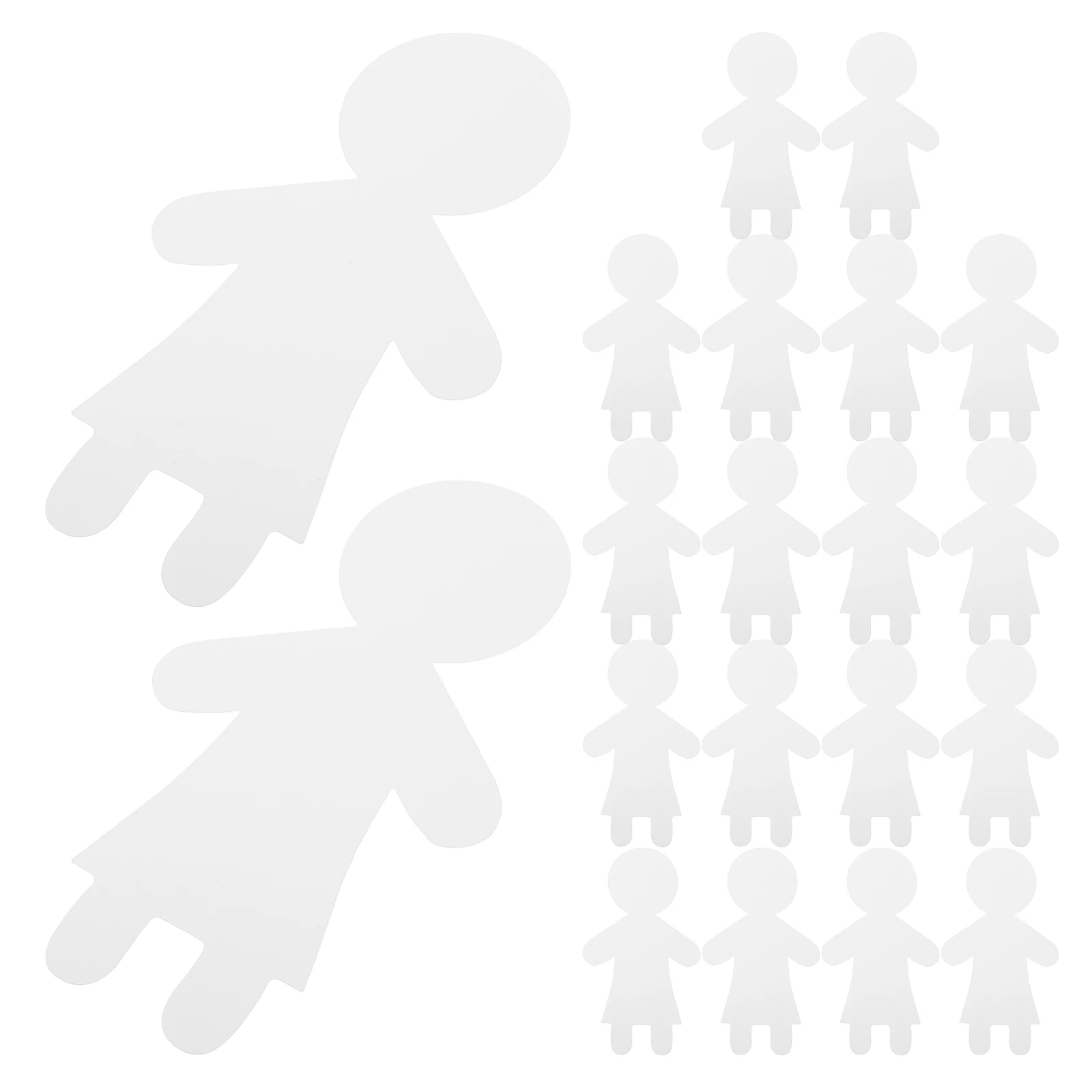20pcs White Cardboard Cutouts Blank Human Figures Kids Diy Craft Projects Art Activity School Decoration Stencils Handmade Paper
20pcs White Cardboard Cutouts Blank Human Figures Kids Diy Craft Projects Art Activity School Decoration Stencils Handmade Paper