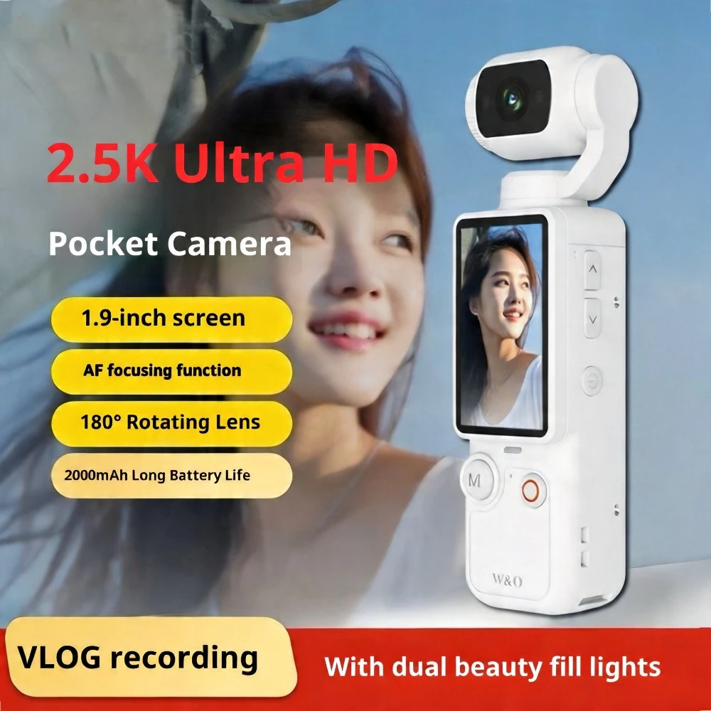 Ultra HD Handheld Thumb Action Camera for Vlogging, Outdoor Riding with Anti-Shake, Portable Pocket Digital Camcorder
Ultra HD Handheld Thumb Action Camera for Vlogging, Outdoor Riding with Anti-Shake, Portable Pocket Digital Camcorder