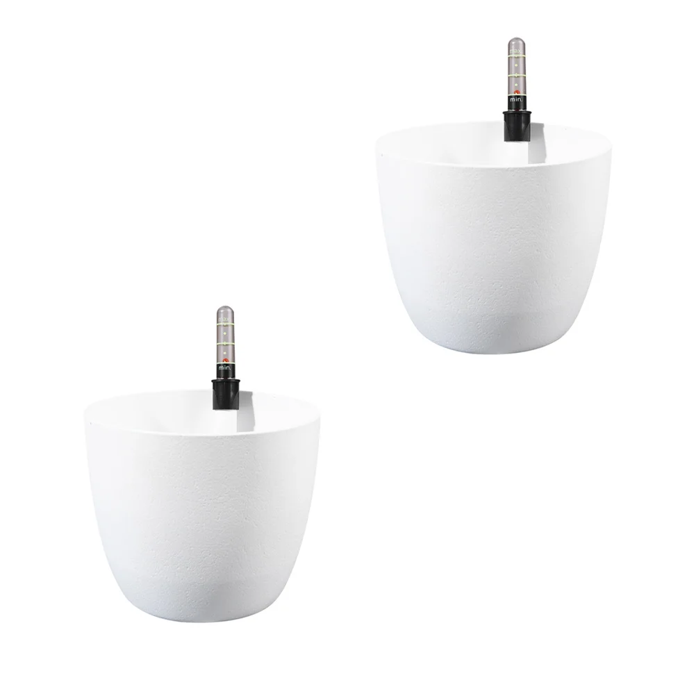 2Pcs Automatic Self Watering Flower Pots Round Plants Container Absorbent Cotton Rope Indoor Decor Hydroponic Plastic Planter
2Pcs Automatic Self Watering Flower Pots Round Plants Container Absorbent Cotton Rope Indoor Decor Hydroponic Plastic Planter
