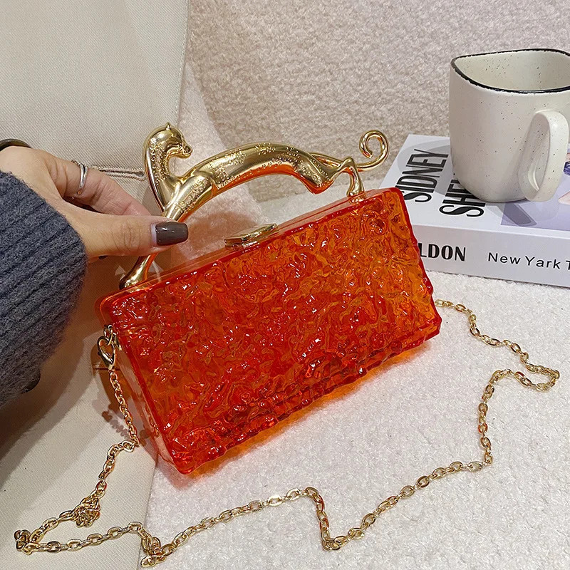 Fashion Acrylic Box Women Handbags Designer Pvc Shoulder Crossbody Bags Luxury Evening Clutch Small Purse 2024
Fashion Acrylic Box Women Handbags Designer Pvc Shoulder Crossbody Bags Luxury Evening Clutch Small Purse 2024