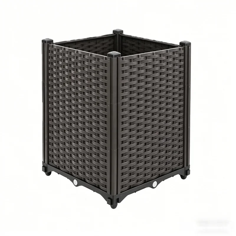 1 Tier Large Deep Planter Box 40x40x52cm Plastic Raised Garden Bed for Vegetables Flowers Herbs Ideal for Balcony Patio Outdoor
1 Tier Large Deep Planter Box 40x40x52cm Plastic Raised Garden Bed for Vegetables Flowers Herbs Ideal for Balcony Patio Outdoor