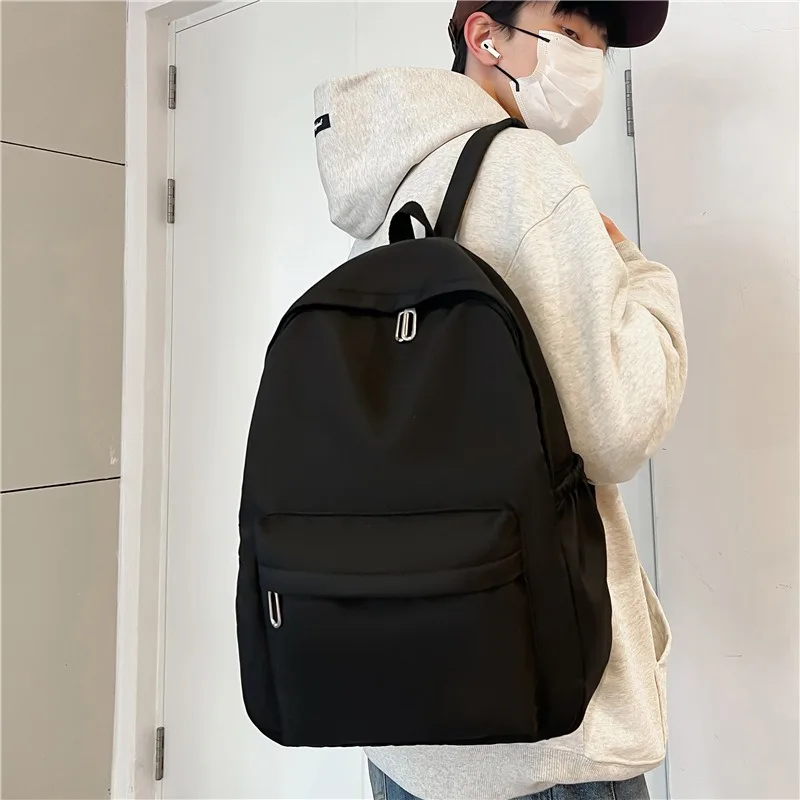 Backpack Korean Version Large Capacity Travel Bag Solid Color Junior High and High School Student School Bag Ins Niche Backpack
Backpack Korean Version Large Capacity Travel Bag Solid Color Junior High and High School Student School Bag Ins Niche Backpack