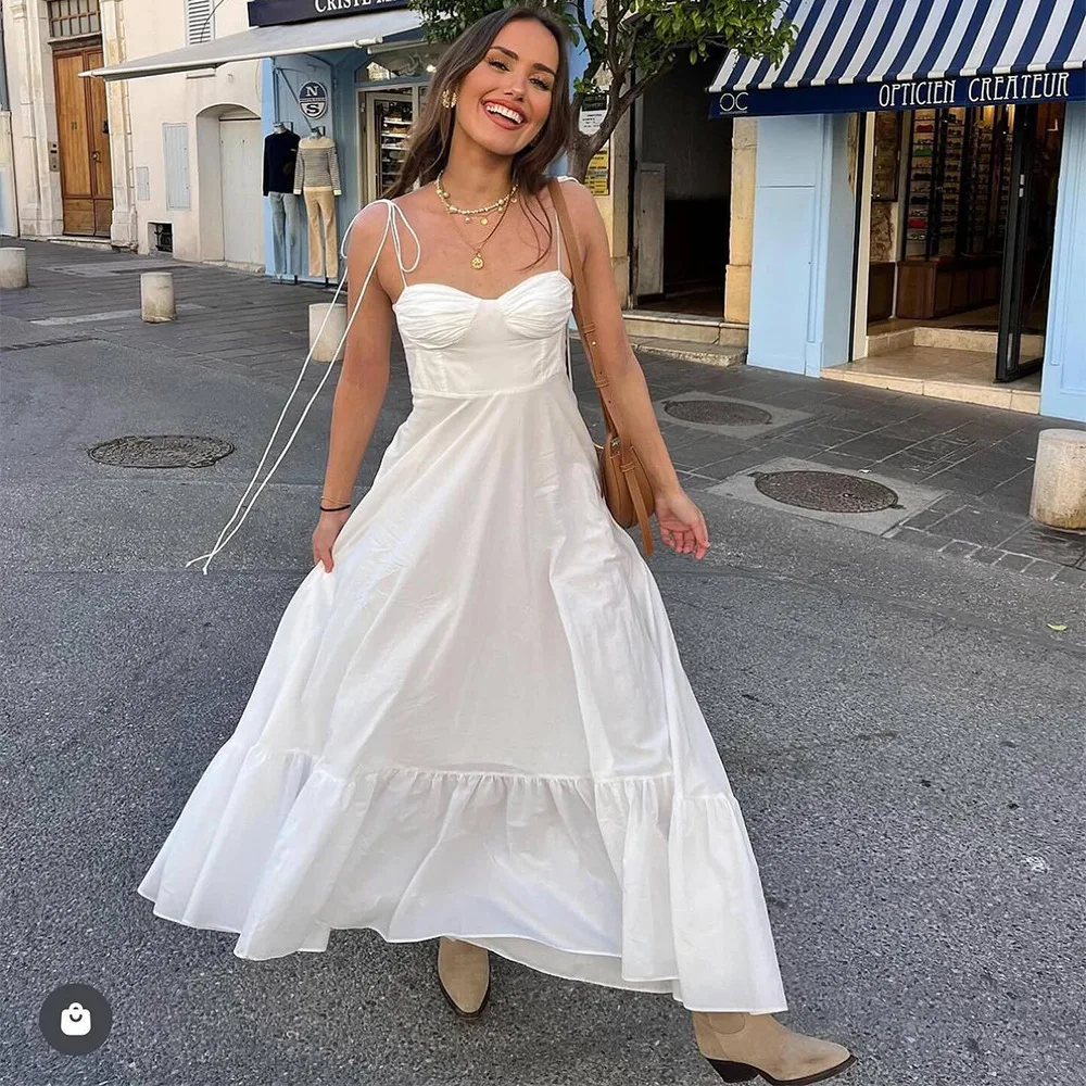 Sexy Elegant White Slip Corset Dress Tie Strap Black Party Evening A-Line Sleeveless Bodycon Sundress Women Wedding Bridesmaid
Sexy Elegant White Slip Corset Dress Tie Strap Black Party Evening A-Line Sleeveless Bodycon Sundress Women Wedding Bridesmaid