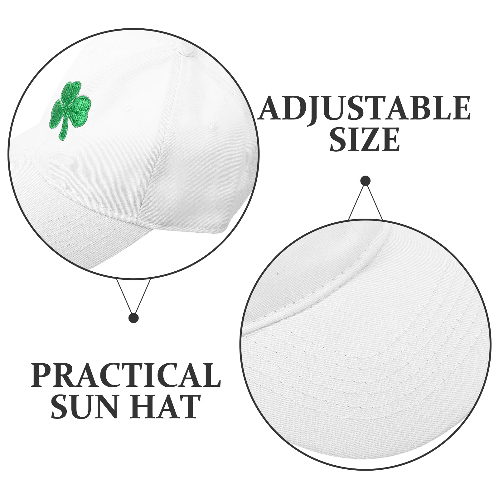 Adjustable Irish Shamrock Baseball Cap Embroidery St Patricks Day Hat Soft Comfortable Sun Protection Hat for Men Women
Adjustable Irish Shamrock Baseball Cap Embroidery St Patricks Day Hat Soft Comfortable Sun Protection Hat for Men Women