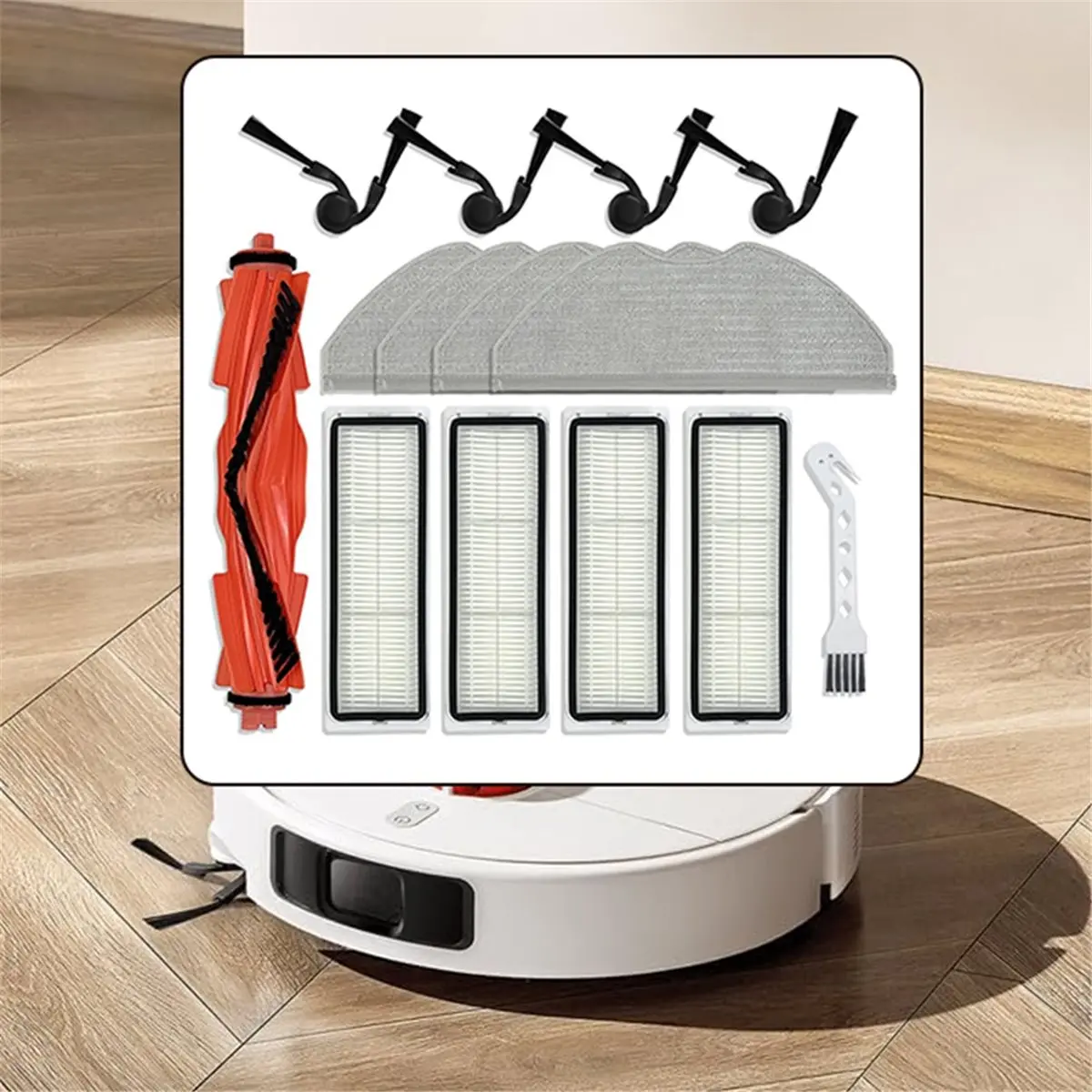 2026 New 14PCS for Robot Vacuum S40/OV81 Vacuum Cleaner Accessories Main Side Brush Mop Cloth Filters Replacement Parts
2026 New 14PCS for Robot Vacuum S40/OV81 Vacuum Cleaner Accessories Main Side Brush Mop Cloth Filters Replacement Parts