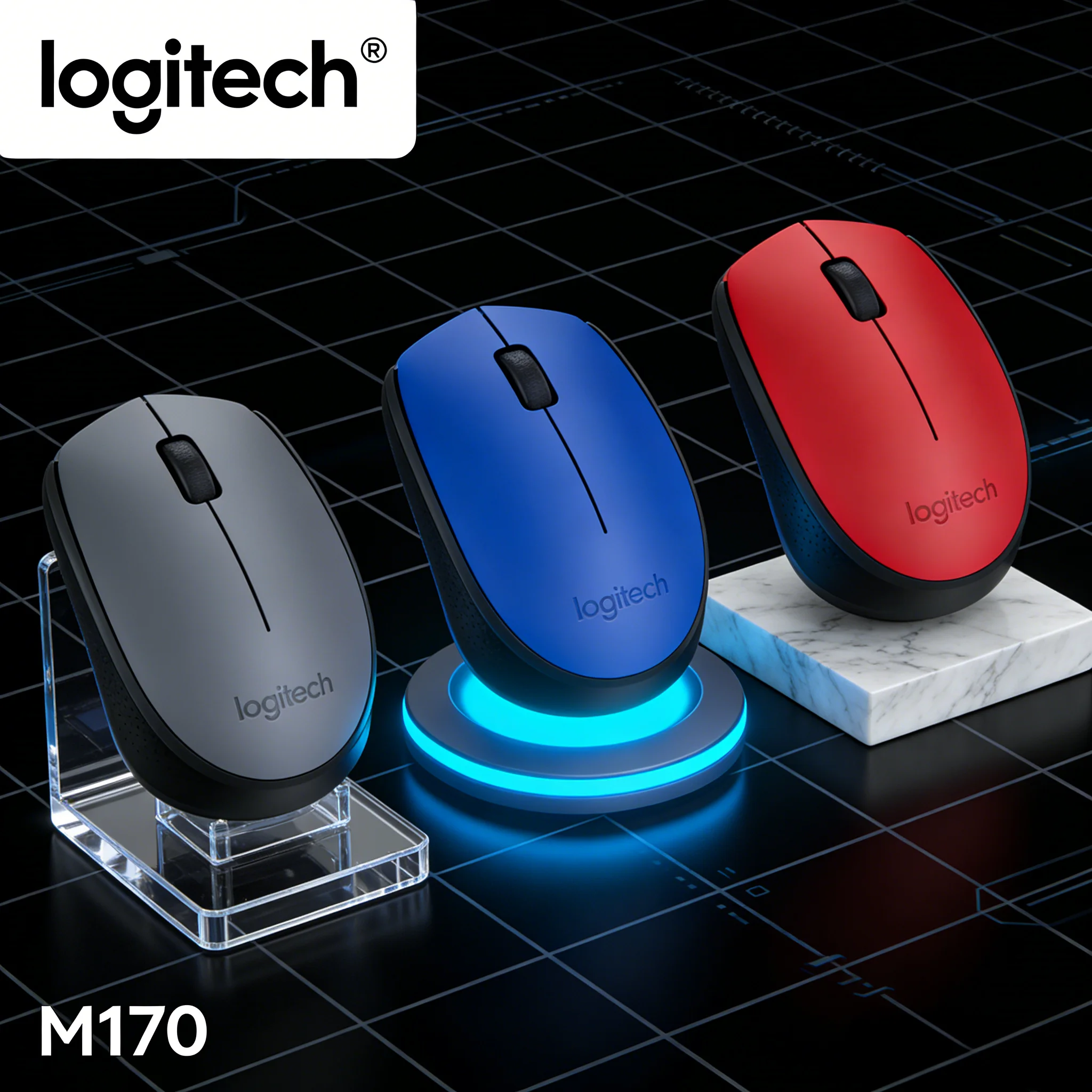Logitech M170 - Compatible with Laptops & Desktops