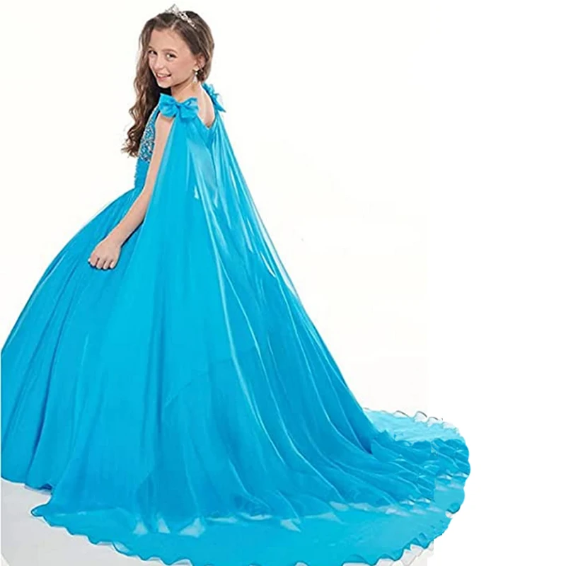 Girls Chiffon Knotted Waist and Ruched Flower Girl Dresses Princess Pageant Wedding Bridesmaid Birthday Party Dress
Girls Chiffon Knotted Waist and Ruched Flower Girl Dresses Princess Pageant Wedding Bridesmaid Birthday Party Dress
