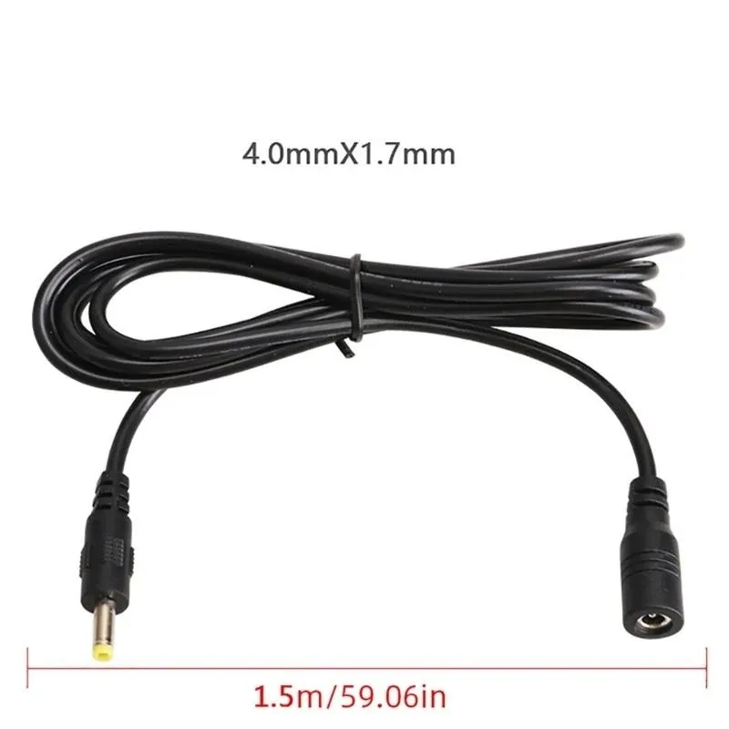 DC Extension Cable 4.0x1.7mm Female to Male Plug for 12V 5V 24V 36V Power Adapter Cord Suitable for Home CCTV Camera LED Strip
DC Extension Cable 4.0x1.7mm Female to Male Plug for 12V 5V 24V 36V Power Adapter Cord Suitable for Home CCTV Camera LED Strip