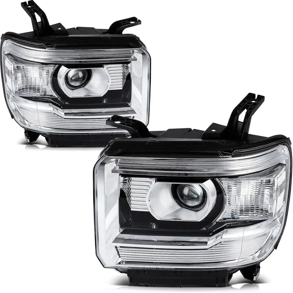 Headlight Assembly Replacement Fit 2014-2015 GMC Sierra 1500, 2500 HD, 3500 HD Headlamp Driver and Passenger Side
Headlight Assembly Replacement Fit 2014-2015 GMC Sierra 1500, 2500 HD, 3500 HD Headlamp Driver and Passenger Side