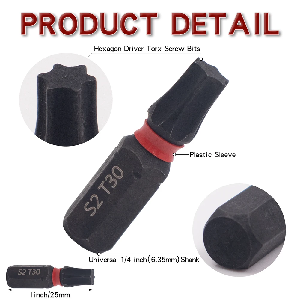 Tool Part 25MM Screwdriver Bit 1 4 Inch Shank Magnetic Bit Set 1 4 Inch Shank High Hardness Steel Magnetic Head Design
Tool Part 25MM Screwdriver Bit 1 4 Inch Shank Magnetic Bit Set 1 4 Inch Shank High Hardness Steel Magnetic Head Design