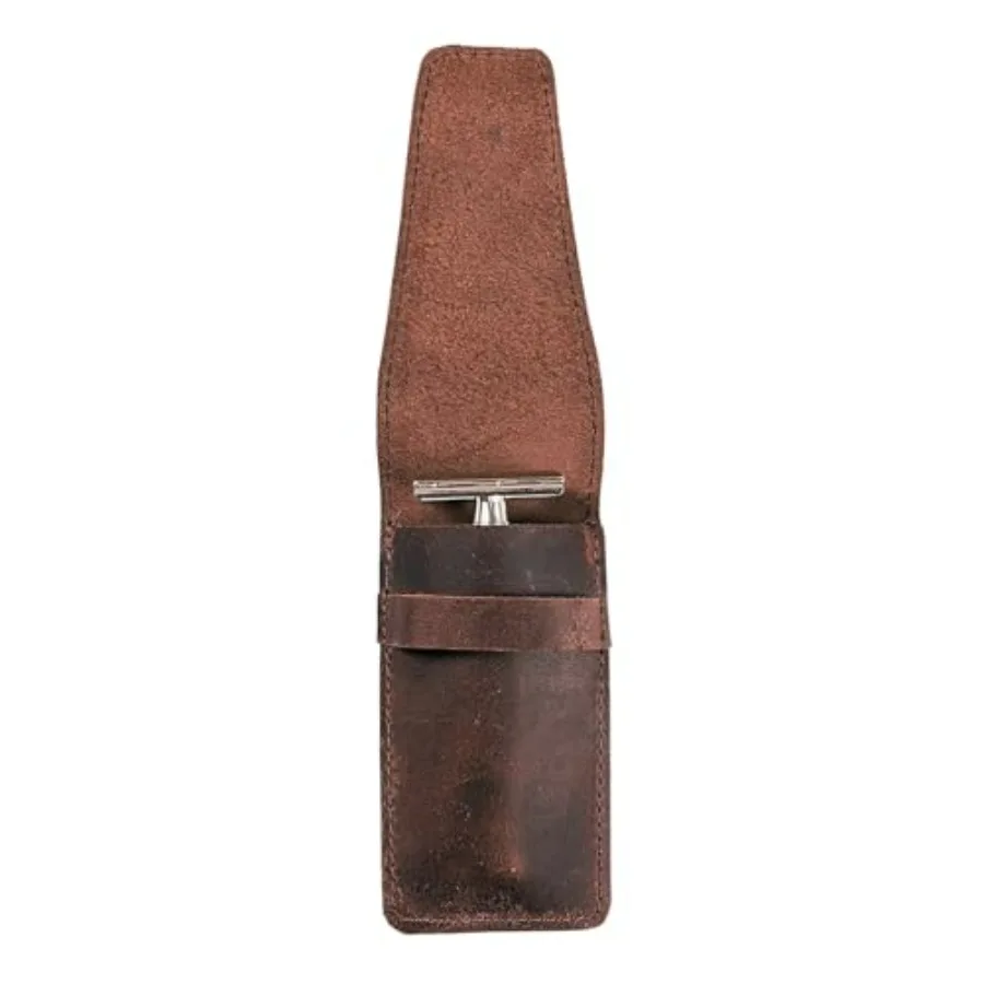Leather Safety Razor Case Shaving Accessories Straight Safety Razor Holder for Double Edge Personal Care Essentials Handmade Sh
Leather Safety Razor Case Shaving Accessories Straight Safety Razor Holder for Double Edge Personal Care Essentials Handmade Sh