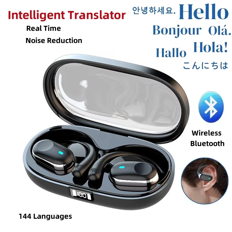 Интеллектуальный голосовой переводчик, беспроводные Bluetooth-наушники, перевод 144 языка, перевод в реальном времени для конференций
Интеллектуальный голосовой переводчик, беспроводные Bluetooth-наушники, перевод 144 языка, перевод в реальном времени для конференций
