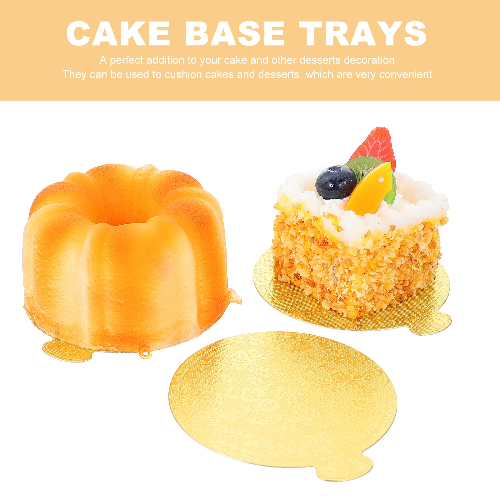 100pcs Paper Cake Boards Golden Luxury Trays Eco-Friendly Food Grade Dessert Bases For Birthday Wedding Party Decoration
100pcs Paper Cake Boards Golden Luxury Trays Eco-Friendly Food Grade Dessert Bases For Birthday Wedding Party Decoration