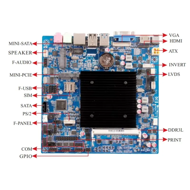 Золотой продавец безвентиляторный J1800 J1900 четырехъядерный тонкий тонкий Linux Lvds HDM Mini Itx материнская плата материнская плата
Золотой продавец безвентиляторный J1800 J1900 четырехъядерный тонкий тонкий Linux Lvds HDM Mini Itx материнская плата материнская плата