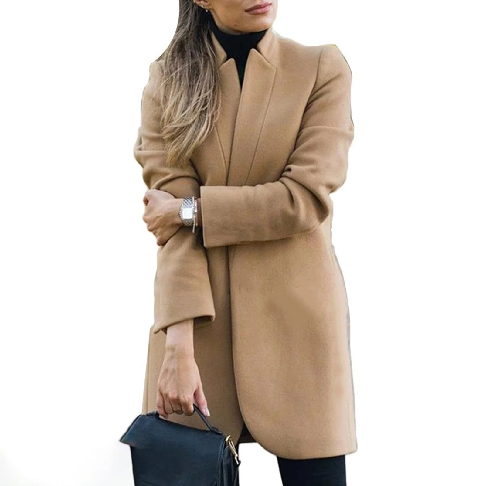 European and American Fashion Solid Color Stand Collar Woolen Coat European and American Fashion Solid Color Stand Collar Woolen
European and American Fashion Solid Color Stand Collar Woolen Coat European and American Fashion Solid Color Stand Collar Woolen