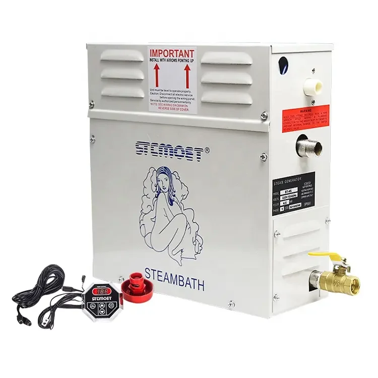 Лидер продаж: Парогенератор коммерческий 15 кВт / 380 В для душа, сауны, бани, домашнего спа с водонепроницаемым управлением
Лидер продаж: Парогенератор коммерческий 15 кВт / 380 В для душа, сауны, бани, домашнего спа с водонепроницаемым управлением