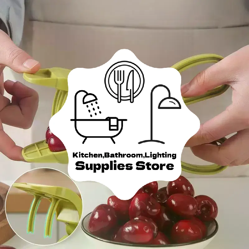 Ergonomic Handle Cherry Pit Remover Efficient Removal Press Type Fruit Corer Tool Double Hole Kitchen Pitter Accessories
Ergonomic Handle Cherry Pit Remover Efficient Removal Press Type Fruit Corer Tool Double Hole Kitchen Pitter Accessories