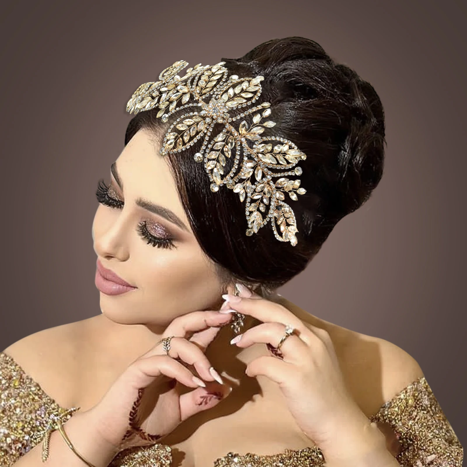 DZ283 Rhinestone Bridal Hair Jewelry Ballroom Headpiece Handmade Wedding Hair Accessories Party Tiara for Women Girls Headdress
DZ283 Rhinestone Bridal Hair Jewelry Ballroom Headpiece Handmade Wedding Hair Accessories Party Tiara for Women Girls Headdress