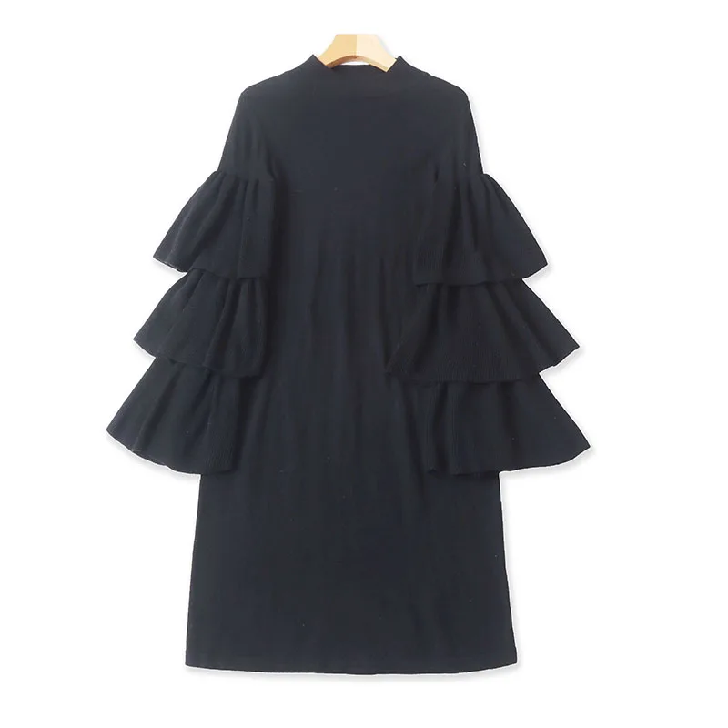 Вязаное платье-миди Ele с рукавами-колокол и высоким воротником, женское платье-пуловер, весна-осень, новинка Sle Love And Beau
Вязаное платье-миди Ele с рукавами-колокол и высоким воротником, женское платье-пуловер, весна-осень, новинка Sle Love And Beau