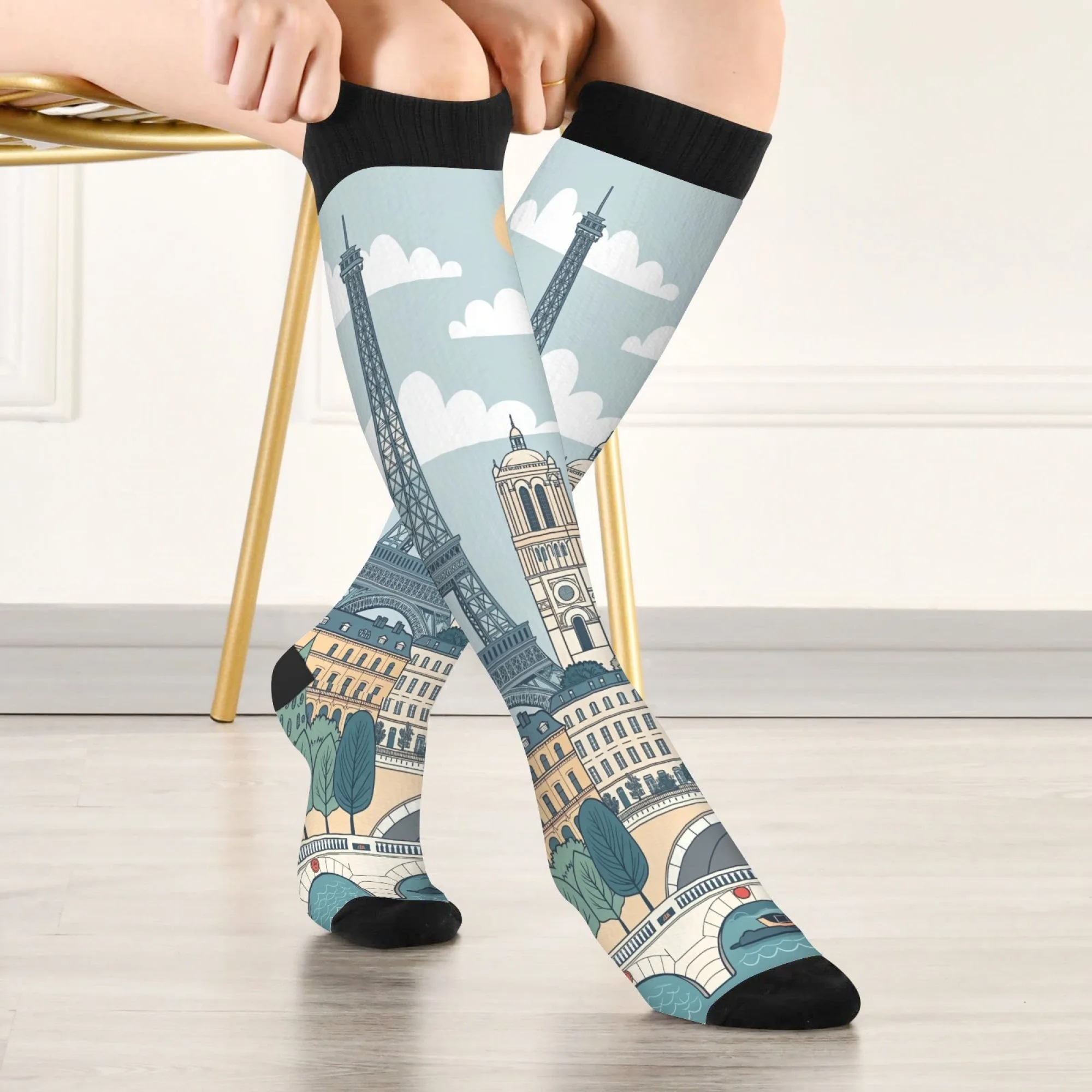 Мужские длинные носки с рисунком Парижа и городской пейзажа, забавные новые носки с принтом Эйфелевой башни, мягкие дышащие повседневные носки для любителей путешествий
Мужские длинные носки с рисунком Парижа и городской пейзажа, забавные новые носки с принтом Эйфелевой башни, мягкие дышащие повседневные носки для любителей путешествий