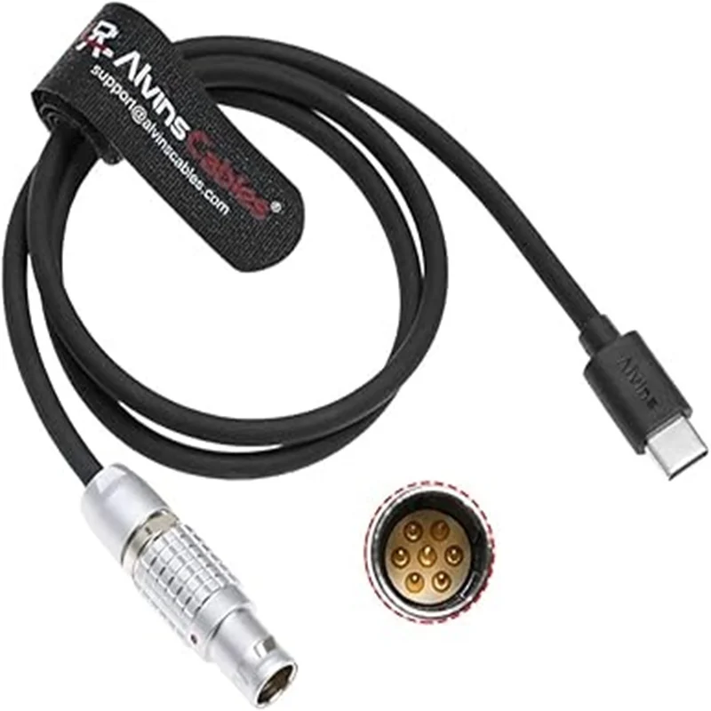 Alvin’s Cables Control Cable for Arri Alexa Mini Camera, for DJI Focus Pro, EXT 7 Pin to Type-C USB-C Control Cable 50cm|19.7in
Alvin’s Cables Control Cable for Arri Alexa Mini Camera, for DJI Focus Pro, EXT 7 Pin to Type-C USB-C Control Cable 50cm|19.7in